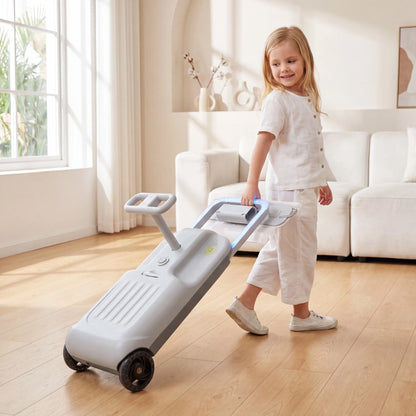 RideClean™ Kids Electric Go-Kart with Mop Attachment